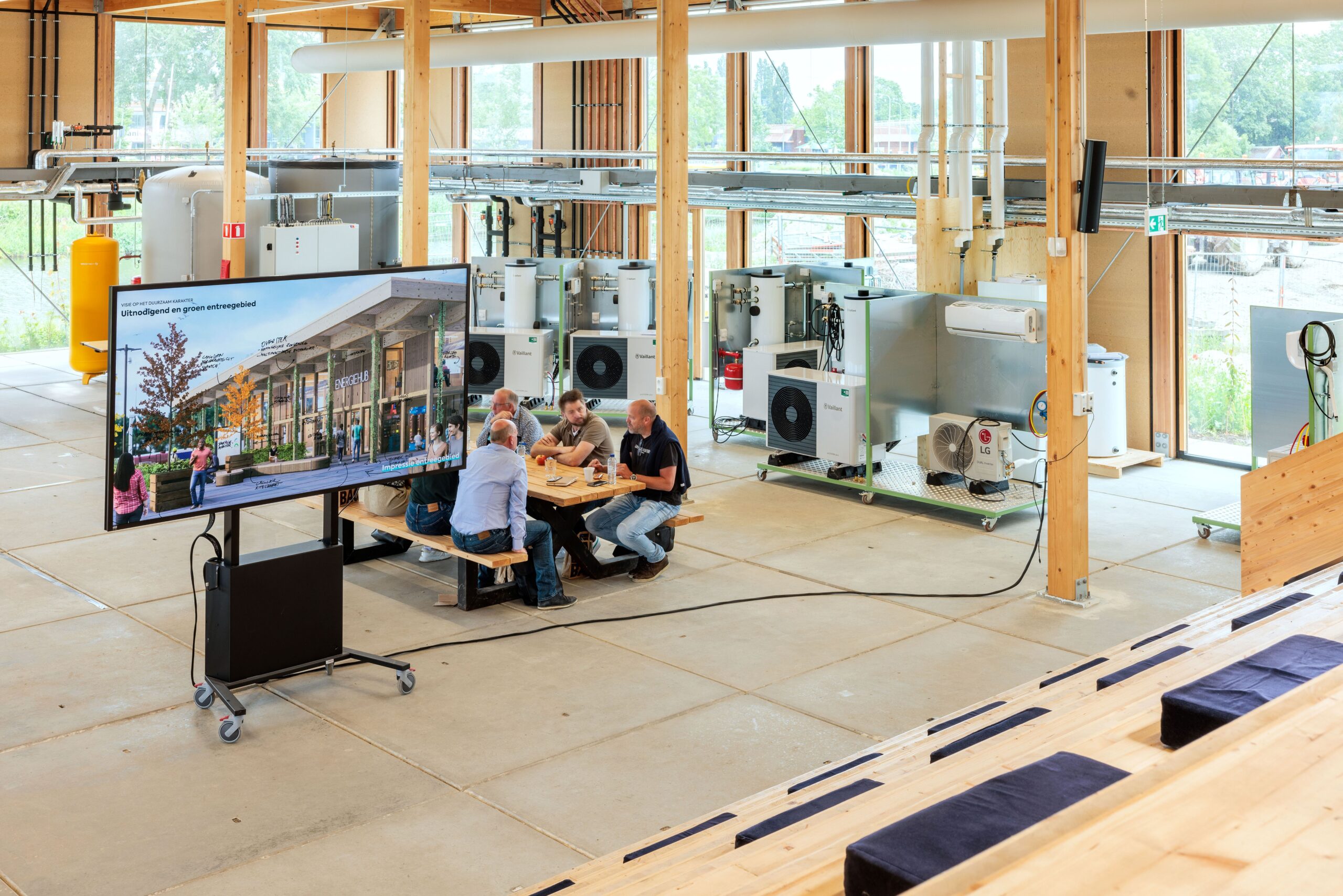 Presentatie Zaal uitzicht tribune